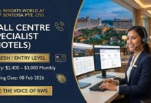 Call Centre Specialist (Hotels)