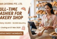 FULL-TIME CASHIER FOR BAKERY SHOP